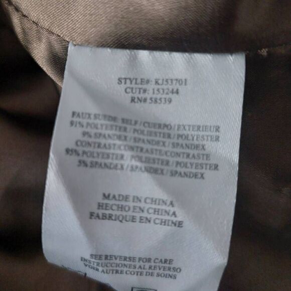 KUT from the Kloth Quilted Panel Faux Suede Moto Jacket NWT Medium - Picture 12 of 12